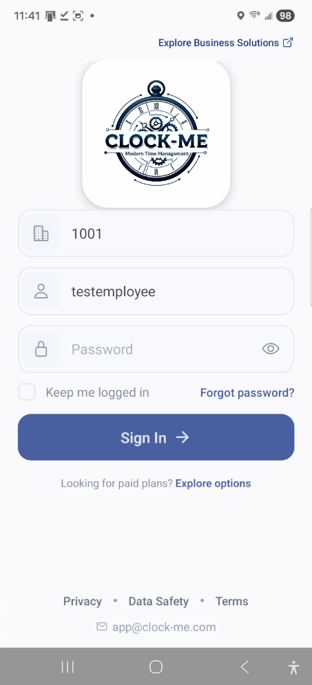 Employee Login
